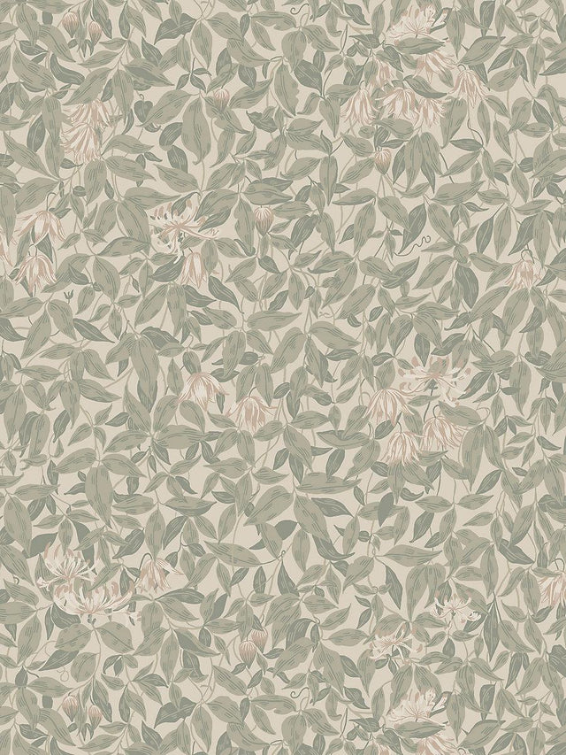 Scalamandre Linnea Garden Green Wallpaper