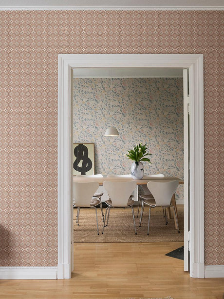 Scalamandre Lyckan Copper Wallpaper