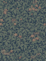 Scalamandre Linnea Midnight Blue Wallpaper