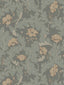 Scalamandre Charlotta Forest Green Wallpaper
