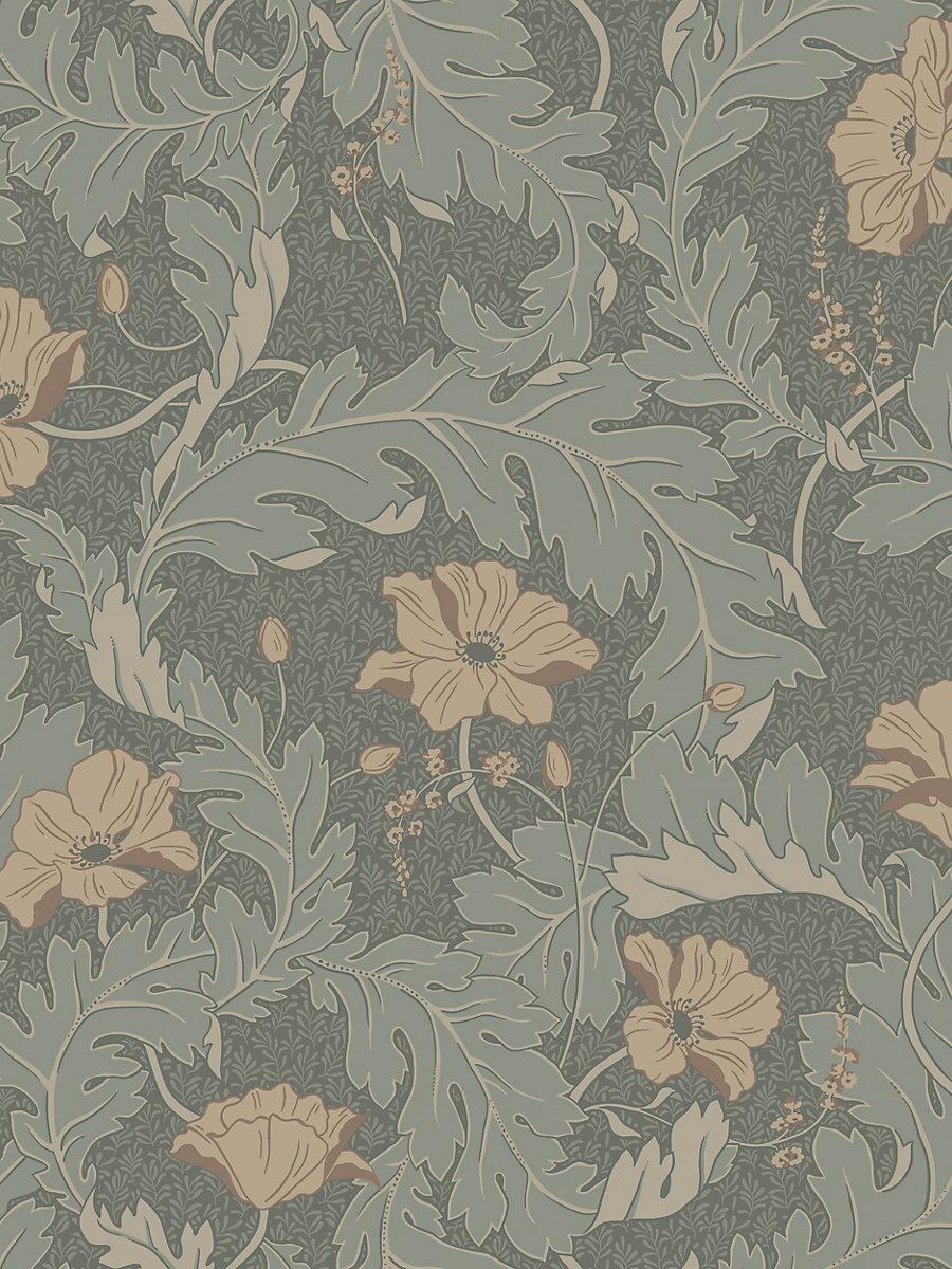 Scalamandre Charlotta Forest Green Wallpaper