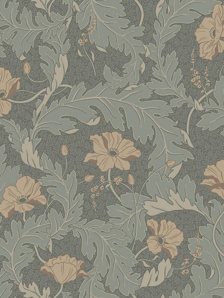 Scalamandre Charlotta Forest Green Wallpaper
