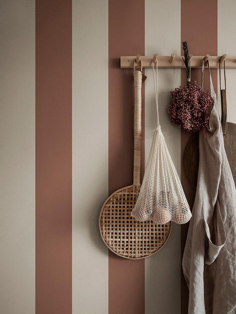 Scalamandre Magnus Burgundy Wallpaper