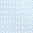 Schumacher Chevron Indoor/Outdoor Sky Fabric