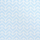 Schumacher Chevron Indoor/Outdoor Sky Fabric