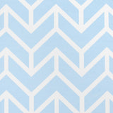 Schumacher Chevron Indoor/Outdoor Sky Fabric