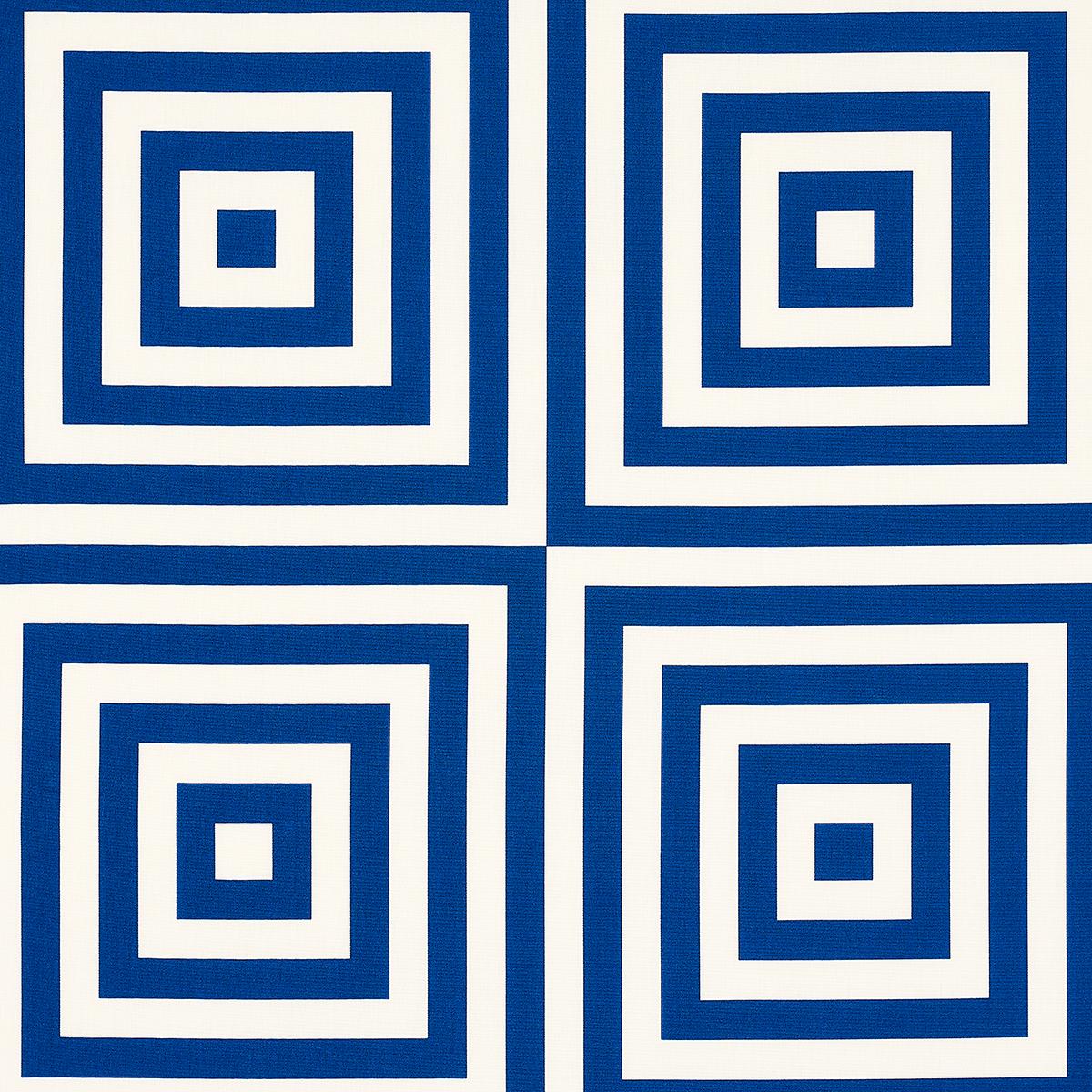 Schumacher Roxbury Indoor/Outdoor Navy Fabric