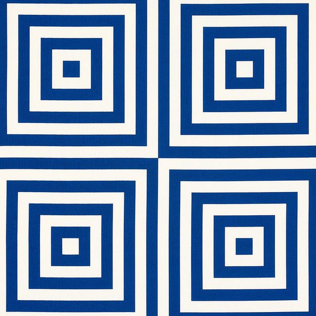 Schumacher Roxbury Indoor/Outdoor Navy Fabric