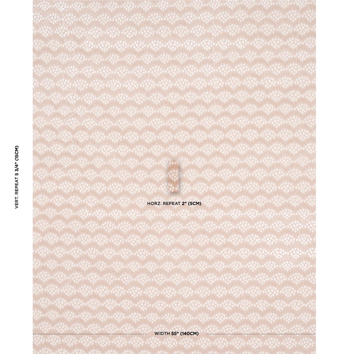 Schumacher Pollen Cut Velvet Soft Clay Fabric