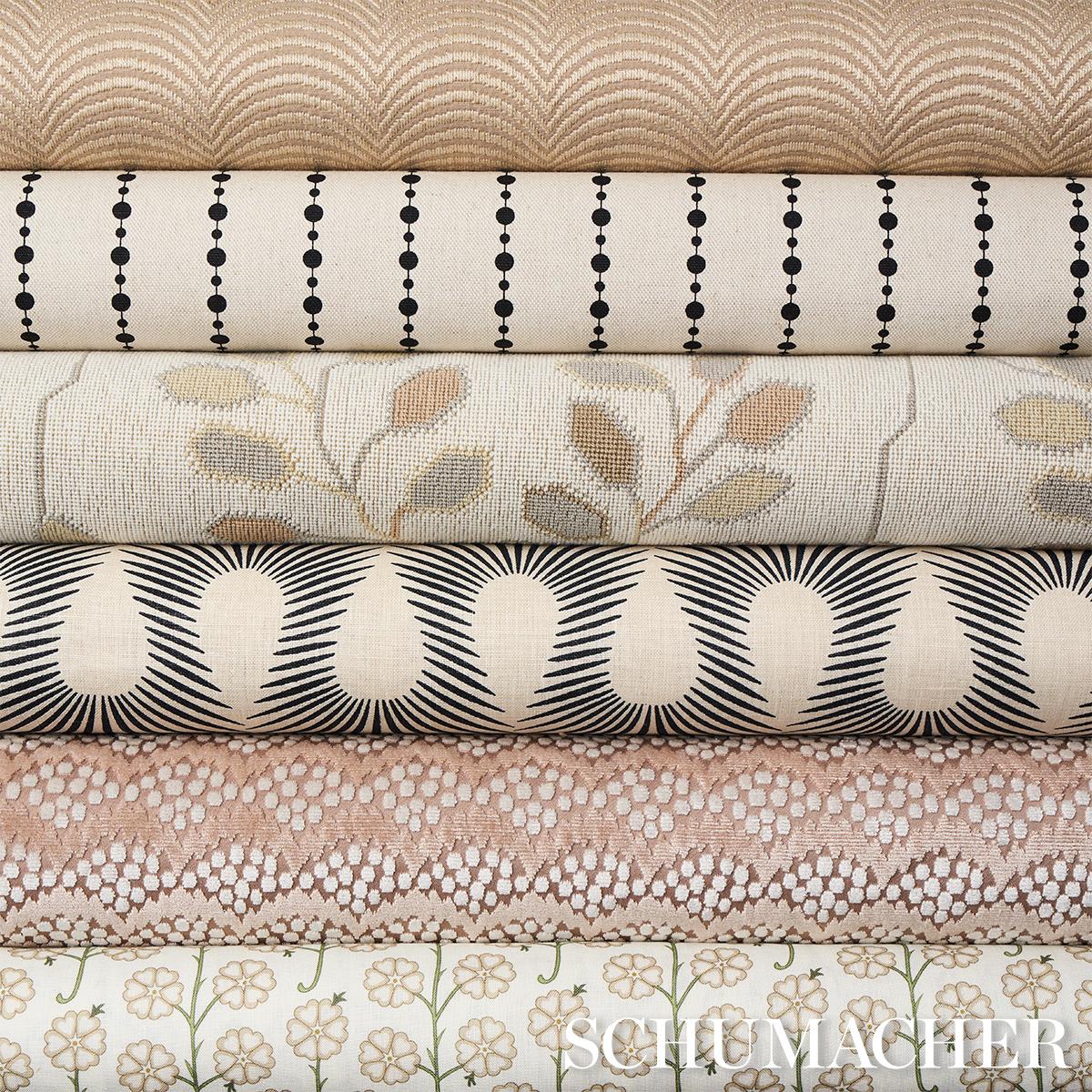 Schumacher Pollen Cut Velvet Soft Clay Fabric