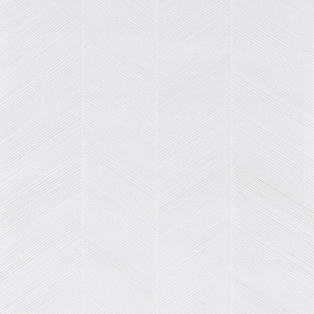 Schumacher Chevron Texture White Wallpaper