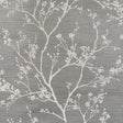 Schumacher Twiggy Sisal Charcoal Wallpaper