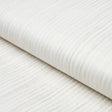 Schumacher Paper Stripe White Wallpaper