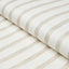 Schumacher Textured Linen Stripe White Wallpaper