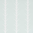 Schumacher Acanthus Stripe Ivory On Mineral Wallpaper