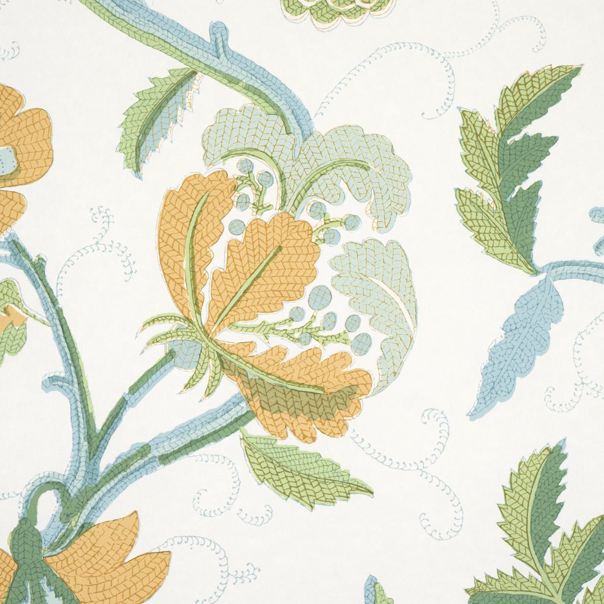Schumacher Indali Citron & Mineral Wallpaper