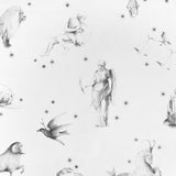 Schumacher Pilar Panel Set Grisaille Wallpaper