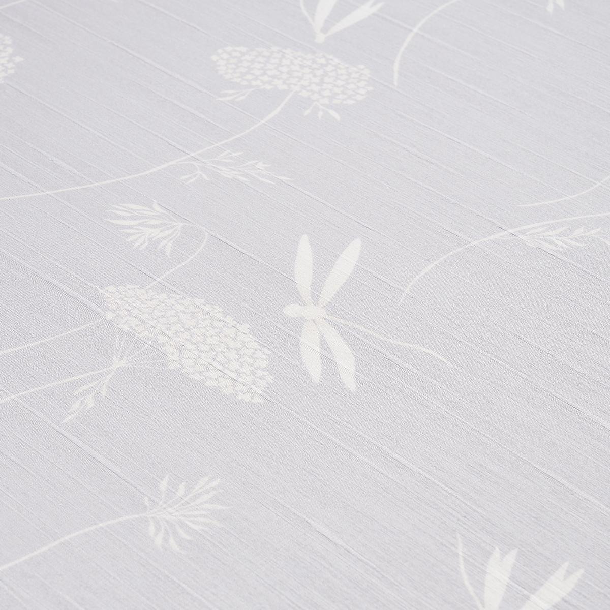 Schumacher La Libellule Silk Moonstone Wallpaper