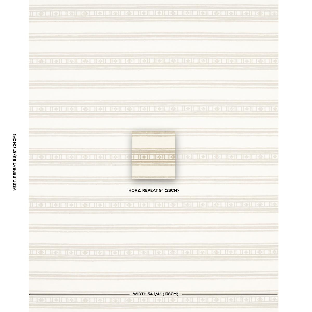 Schumacher Buena Vista Wheat Fabric