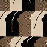 Schumacher Gustavian Dance Velvet Chocolate Fabric