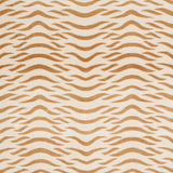 Schumacher Sabi Tiger Velvet Camel Fabric
