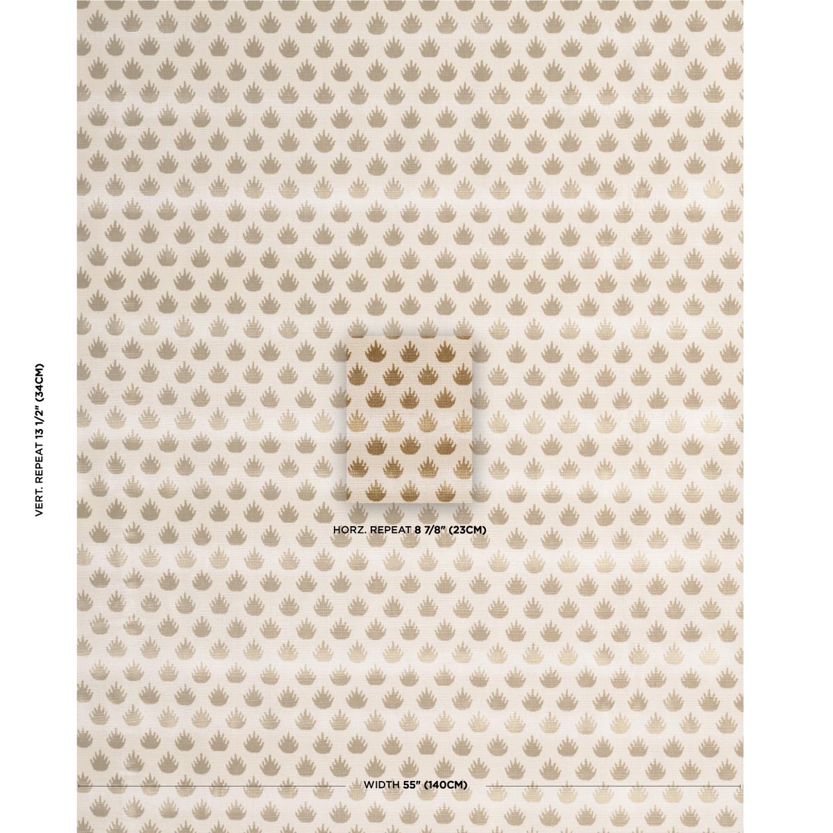 Schumacher Coronation Velvet Camel Fabric