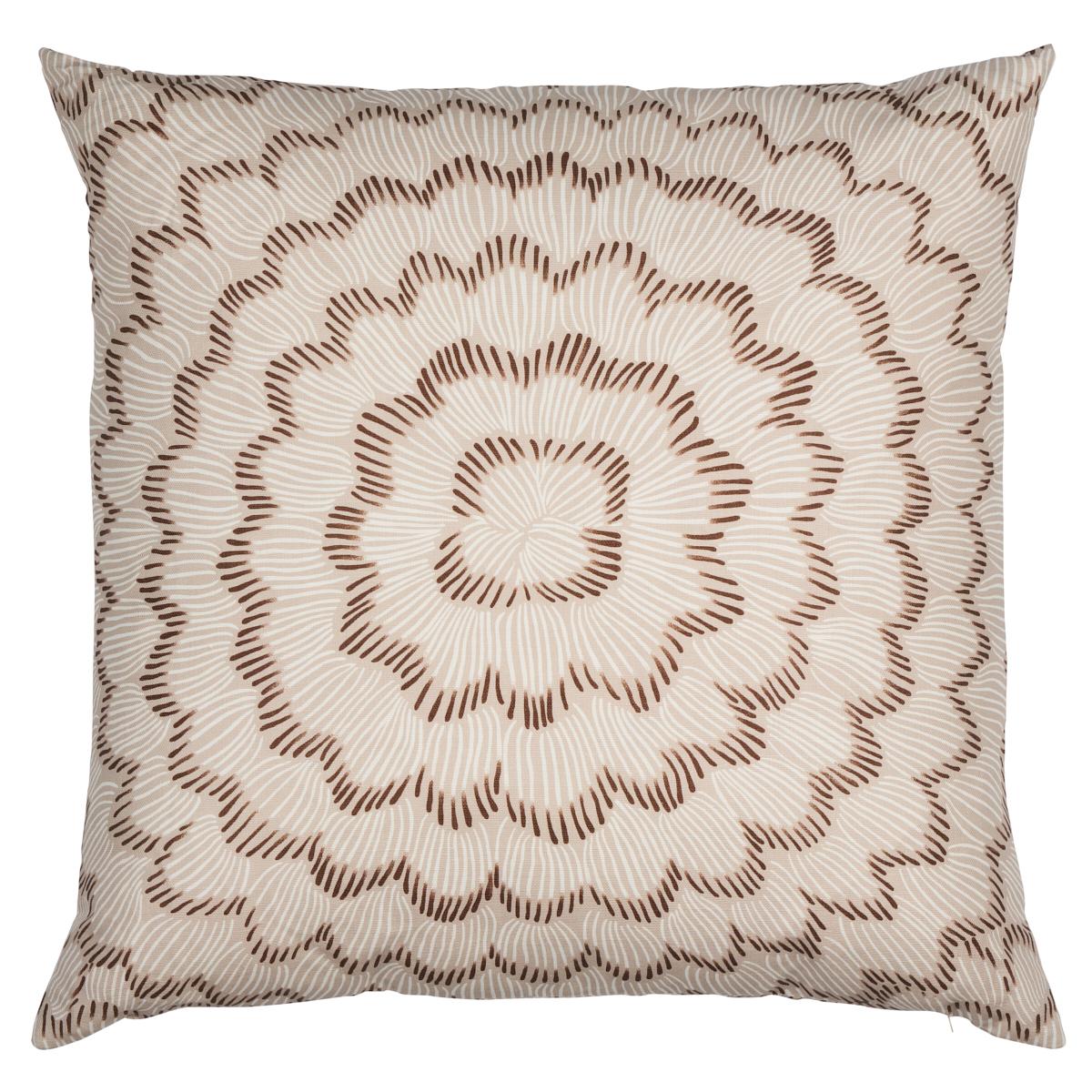 Schumacher Dove 24" x 24" Feather Bloom Pillow