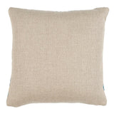 Schumacher Document 14" x 14" Gerry Embroidery Pillow A