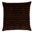 Schumacher Sabi Tiger Velvet Java 22" x 22" Pillow