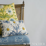 Schumacher Buttercup 20" x 20" Marguerite Embroidery Pillow