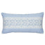 Schumacher Indigo 24" x 12" Jasmine I/O Pillow