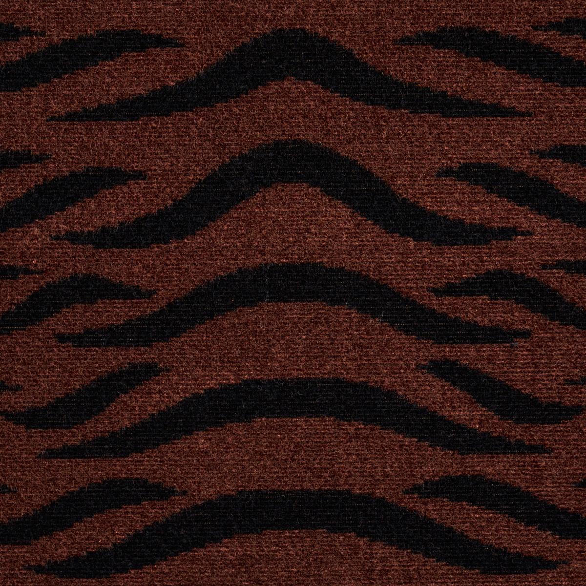 Schumacher Sabi Tiger Velvet Java Fabric