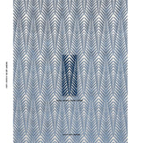 Schumacher Zebra Velvet Silver Blue Fabric