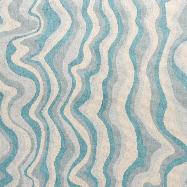 Schumacher Swirl Velvet Mineral Fabric
