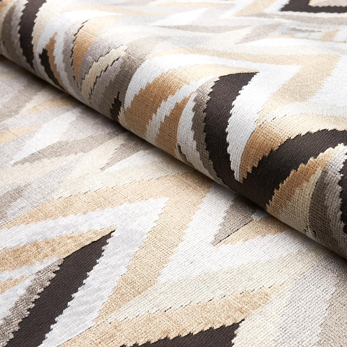 Schumacher Taylor Velvet Pebble Fabric