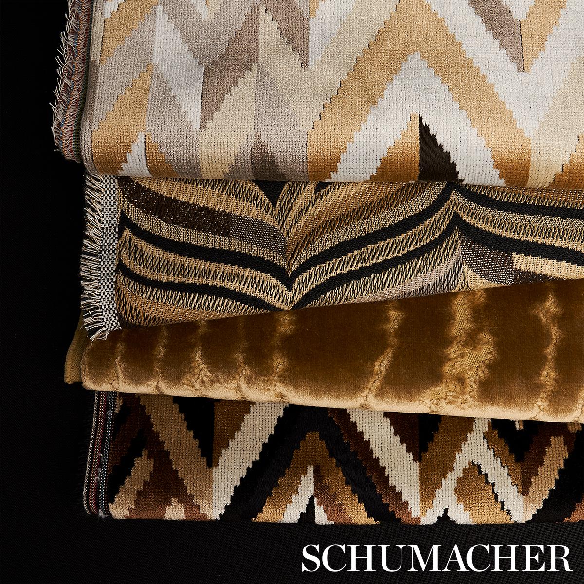 Schumacher Taylor Velvet Pebble Fabric