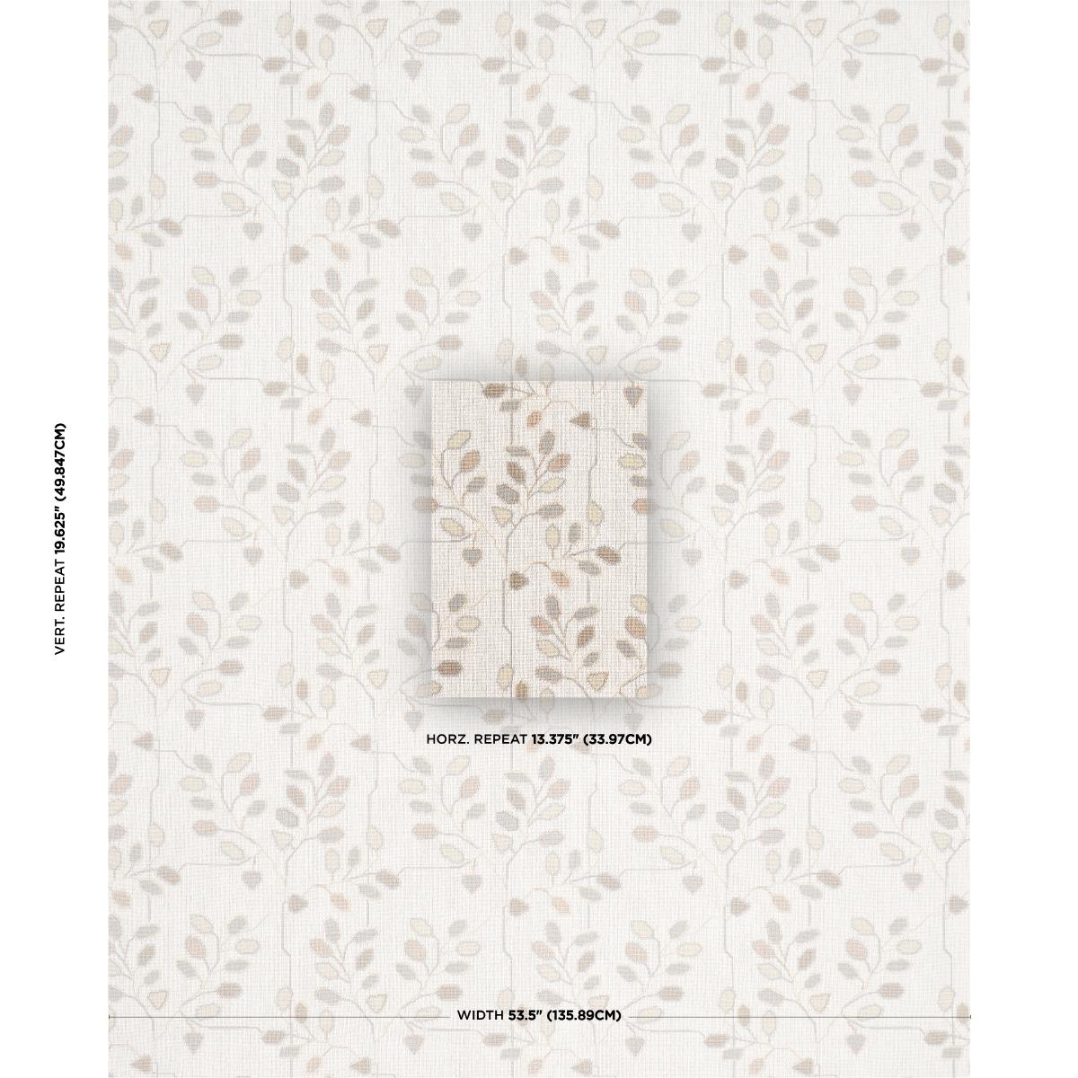 Schumacher Tumble Weed Pingl Pebble Fabric