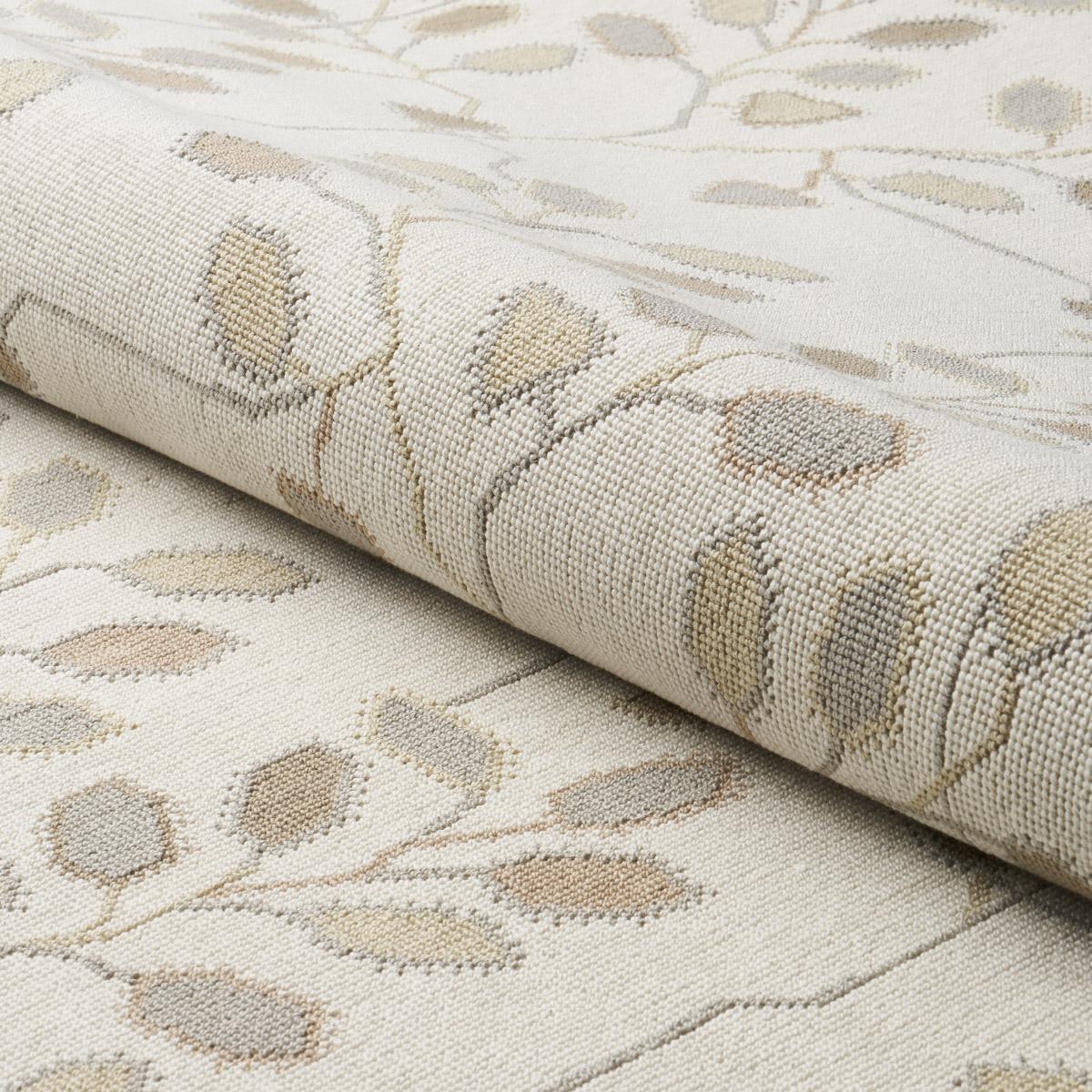 Schumacher Tumble Weed Pingl Pebble Fabric