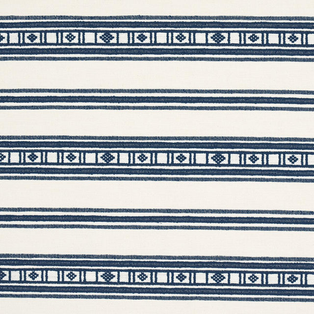 Schumacher Buena Vista Indigo Fabric