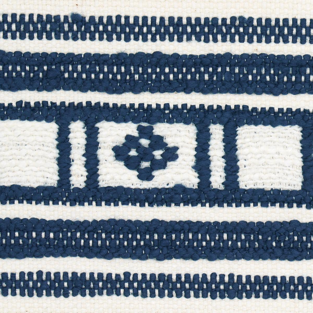 Schumacher Buena Vista Indigo Fabric