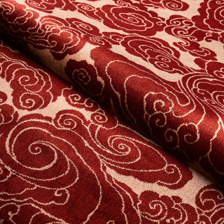 Schumacher Sozan Velvet Cinnabar Fabric