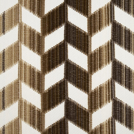 Schumacher Chevron Stri Velvet Gold Fabric