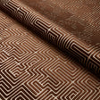 Schumacher Lisboa Velvet Bronze Fabric