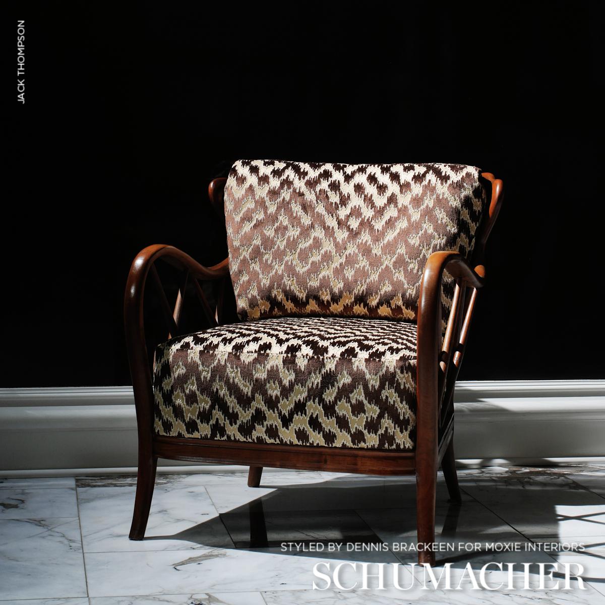 Schumacher Serenissimo Velvet Toffee Fabric