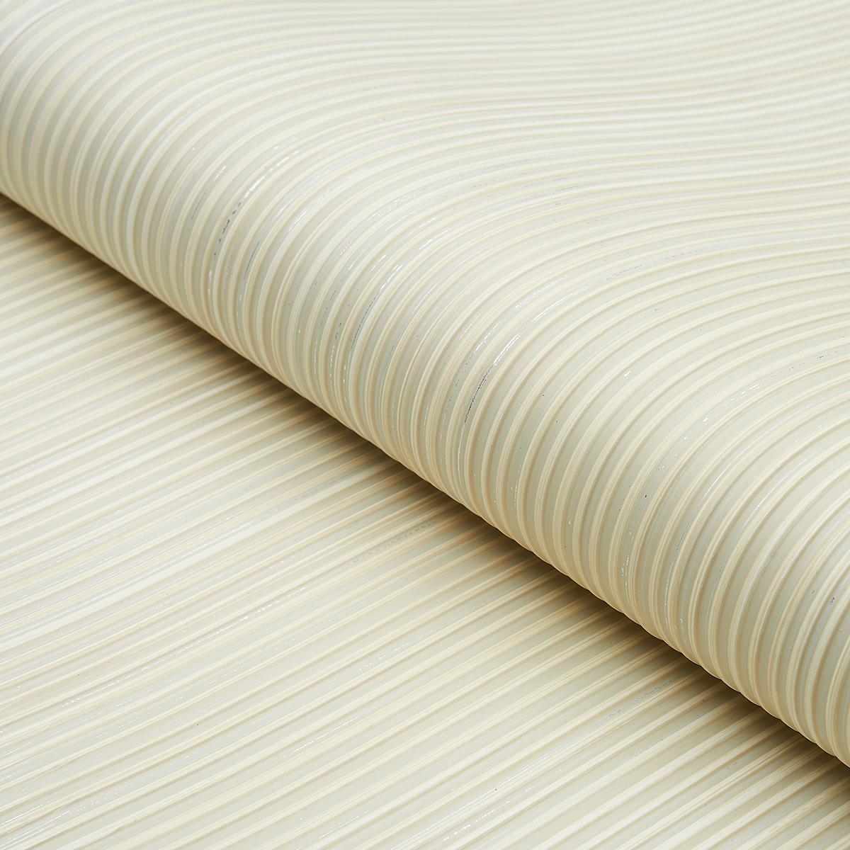 Schumacher Rimini Rib Parchment Wallpaper