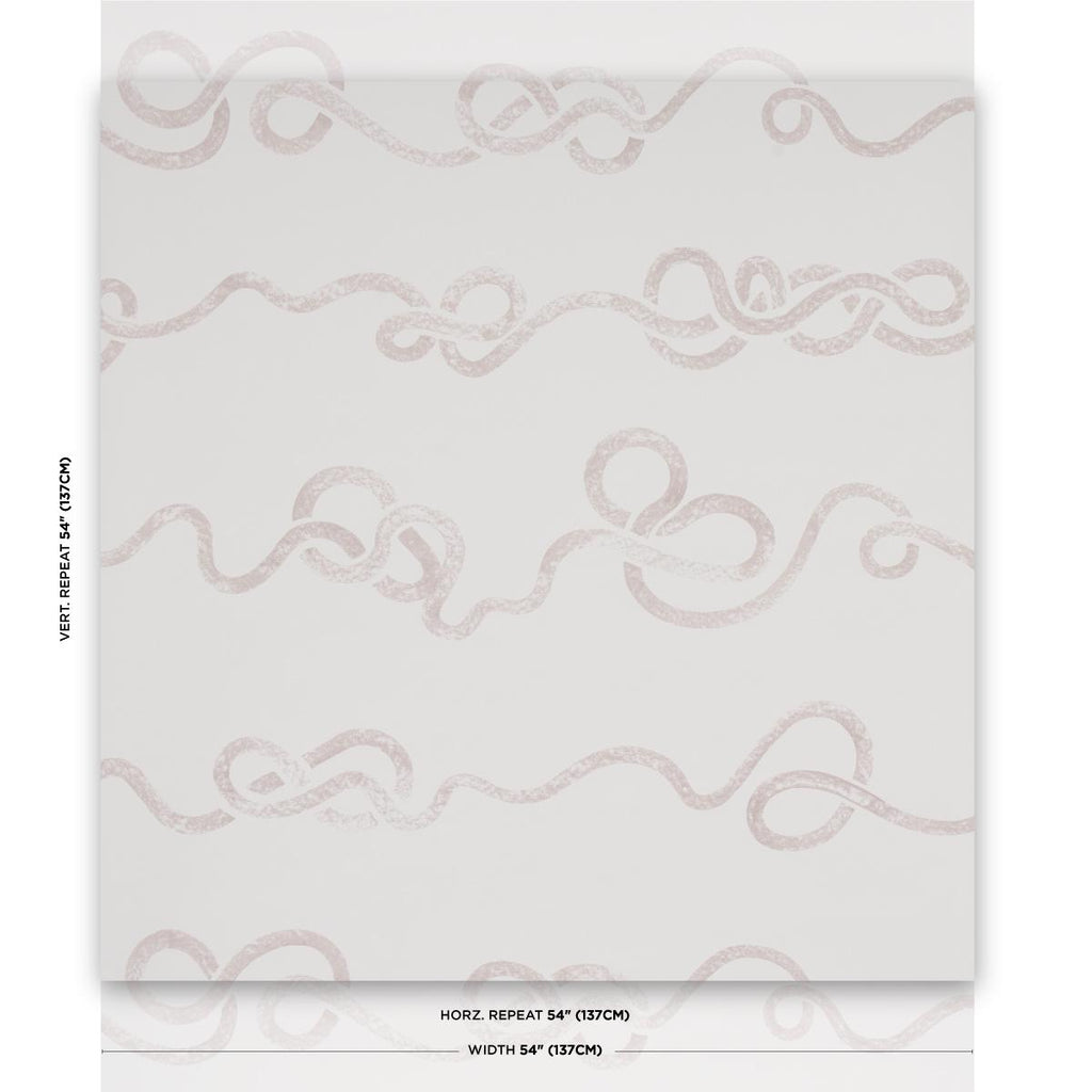 Schumacher Rhapsody Fog Wallpaper