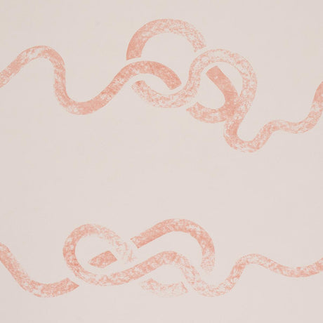 Schumacher Backdrop X Schumacher Rhapsody Terracotta Wallpaper