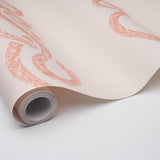 Schumacher Backdrop X Schumacher Rhapsody Terracotta Wallpaper