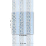 Schumacher Jasmine Indigo Wallpaper