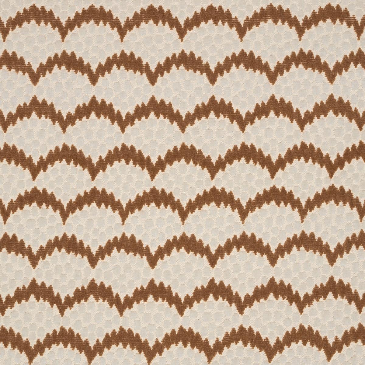 Schumacher Pollen Cut Velvet Ochre Fabric